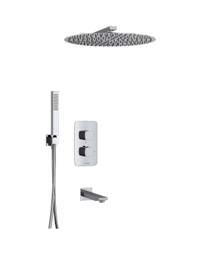 Душевая система WasserKRAFT A178644 Thermo с термостатом Хром