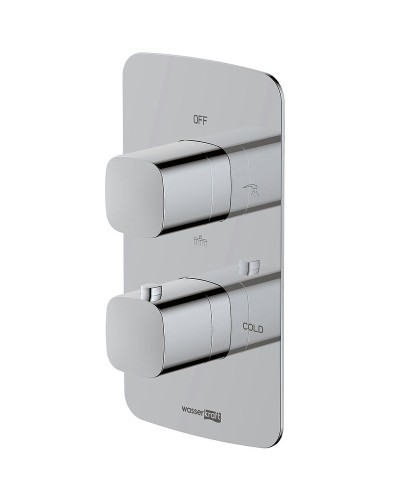 Душевая система WasserKRAFT A178644 Thermo с термостатом Хром