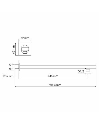 Душевая система WasserKRAFT A178644 Thermo с термостатом Хром
