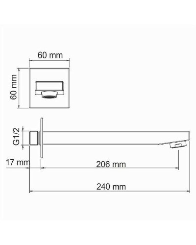Душевая система WasserKRAFT A178644 Thermo с термостатом Хром
