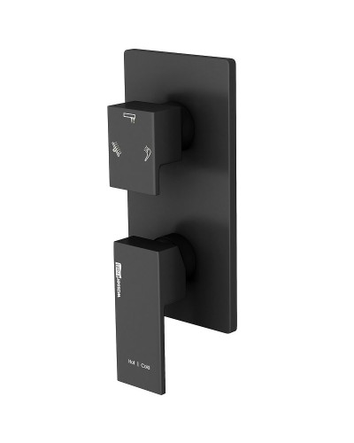 Душевая система WasserKRAFT A172071 Черная матовая