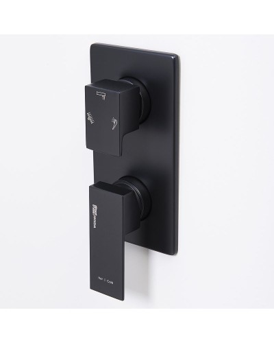 Душевая система WasserKRAFT A172071 Черная матовая