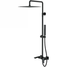 Душевая система Boheme Qubic 478-B Черная матовая