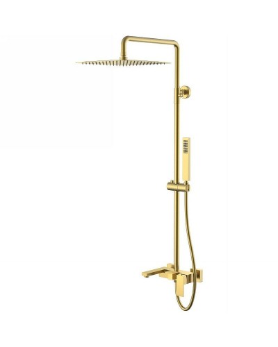 Душевая система Boheme Qubic 478-MG Золото матовое