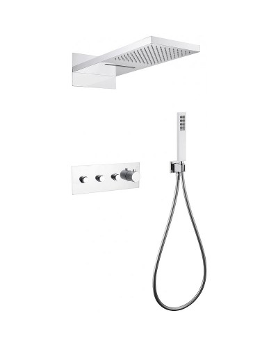 Душевая система Abber Rund AF8752 с термостатом Хром