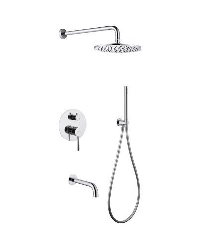 Душевая система Abber Wasser Kreis AF8117 Хром