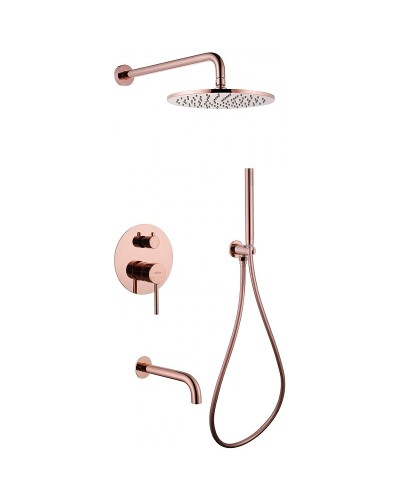 Душевая система Abber Wasser Kreis AF8117RG Розовое золото