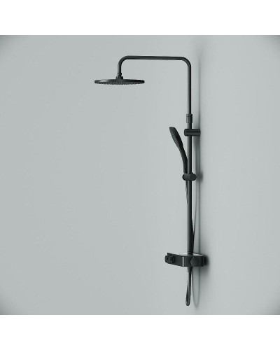 Душевая система AM.PM Inspire V2.0 F0750A422 с термостатом Черная матовая
