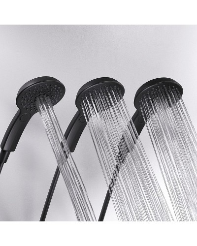 Душевая система AM.PM Inspire V2.0 F0750A422 с термостатом Черная матовая