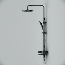 Душевая система AM.PM Inspire V2.0 F0750A522 с термостатом Черная матовая