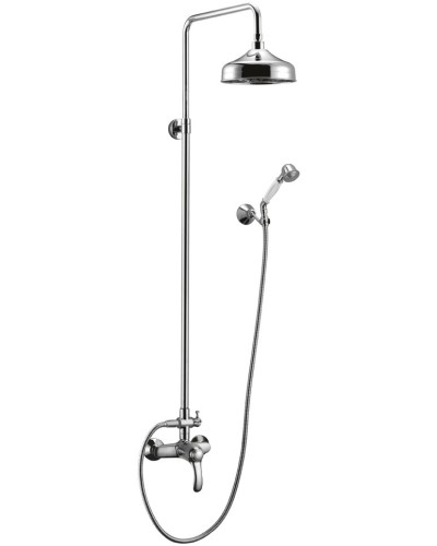 Душевая стойка со смесителем для верхнего и ручного душа CEZARES LIRA-C-CD-01