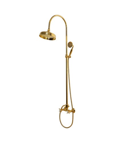 Душевая система Cezares Lord LORD-CD-30-03/24-M Золото 24 карат