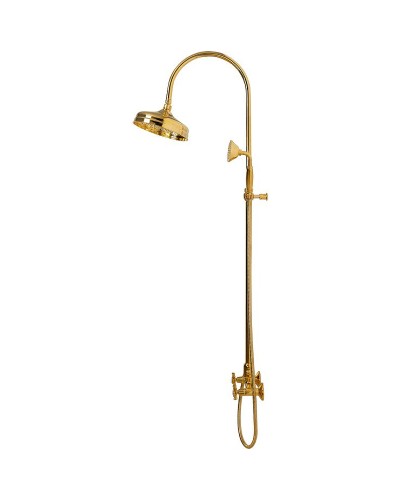 Душевая система Cezares Lord LORD-CD-30-03/24-M Золото 24 карат