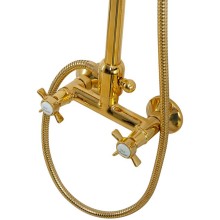 Душевая система Cezares Lord LORD-CD-30-03/24-M Золото 24 карат