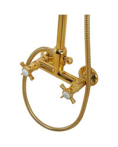 Душевая система Cezares Lord LORD-CD-30-03/24-M Золото 24 карат
