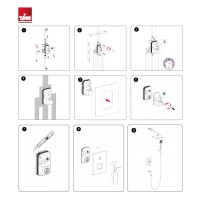 Душевой комплект 215 мм Timo Selene SX-2069/17SM