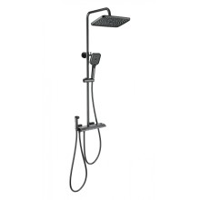 Душевая система с термостатом WONZON & WOGHAND, Темный графит (WW-B4132-A-BGG)