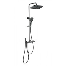 Душевая система с термостатом WONZON & WOGHAND, Темный графит (WW-B4132-A-BGG)
