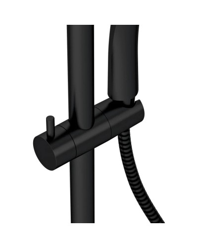 Душевая система 245 мм Cersanit Brasko Black A63112