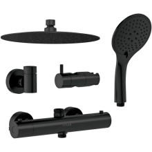 Душевая система 245 мм Cersanit Brasko Black A63112