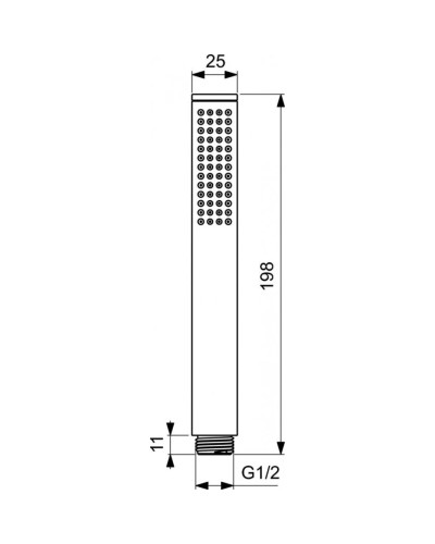 Душевой комплект 303 мм Ideal Standard Ceraline A6939XG + B9445XG + A5803XG + BC807XG + BC774XG + A4109XG
