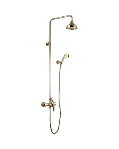 Душевая система Lemark Brava LM4760G Золото