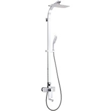 Душевая система Lemark Melange LM4962CW Хром Белый