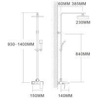 Душевая система Felice 4060 cromo