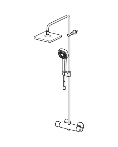 Душевая система 200 мм Oras Nova 7403U