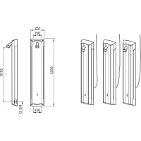 Бесконтактная душевая панель Oras Electra 6661FTW