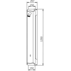 Бесконтактная душевая панель Oras Electra 6661F