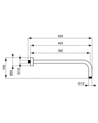Душевой комплект 300 мм Ideal Standard Ceratherm C100 A7572A5