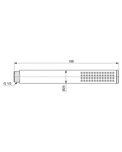 Душевой комплект 303 мм Ideal Standard Ceratherm T100 A7573A5