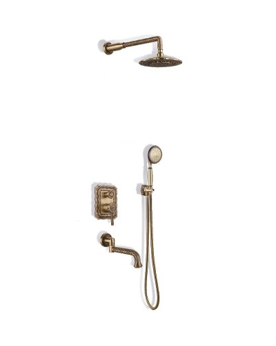 Душевая система Bronze de Luxe Windsor 10137DF Бронза