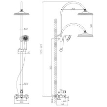 Душевая система Lemark Duetto LM5762C Хром