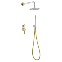 Душевой комплект 200 мм Boheme Uno 464-WG