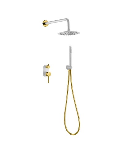 Душевой комплект 200 мм Boheme Uno 464-WG