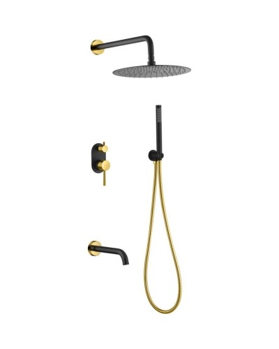 Душевой комплект 300 мм Boheme Uno 464-2-BG