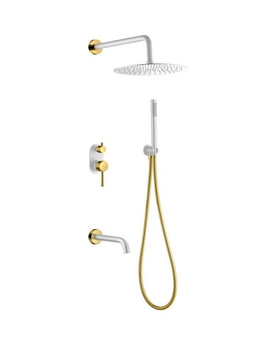 Душевой комплект 300 мм Boheme Uno 464-2-WG