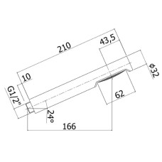 Душевая система 225 мм Paffoni Easy Plus ZCOL603CR