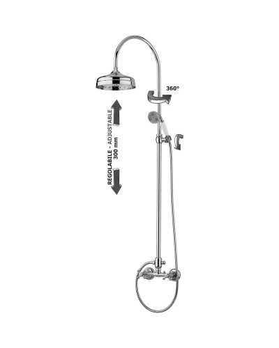 Душевая система 215 мм Paffoni Belinda ZCOL000CR