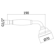 Душевая система 215 мм Paffoni Belinda ZCOL000CR