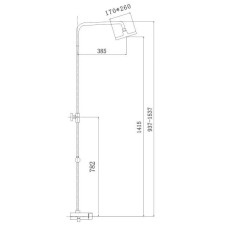 Душевая система 260х170 мм Haiba HB2419