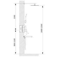 Душевой комплект Haiba HB81088-3
