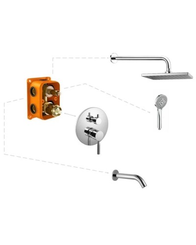 Душевой комплект Haiba HB81088-3