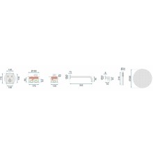 Душевой комплект 300 мм Rea Miler REA-P6715
