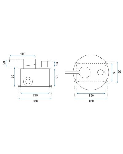 Душевой комплект 250 мм Rea Lungo REA-P4110