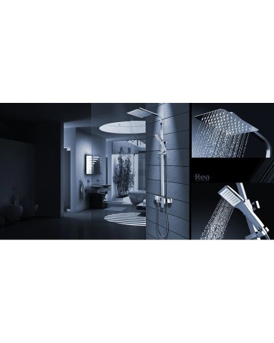 Душевая система 200 мм Rea Navaro REA-P0802
