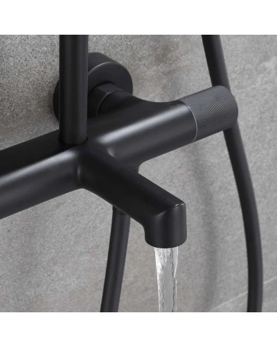 Душевая система 250 мм Vincea Desire VSFS-1D1TMB