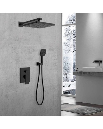 Душевой комплект 255 мм Vincea Next VSFW-1N1MB